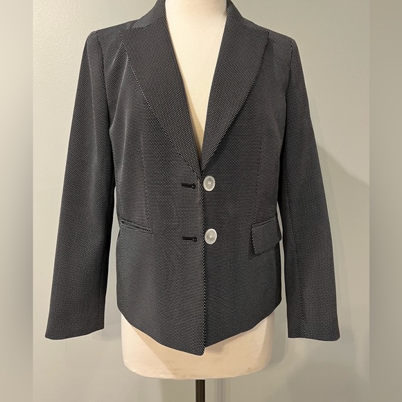 Kasper Jackets & Blazers - Black and white polka dot patterned blazer by Kasper. Size 8